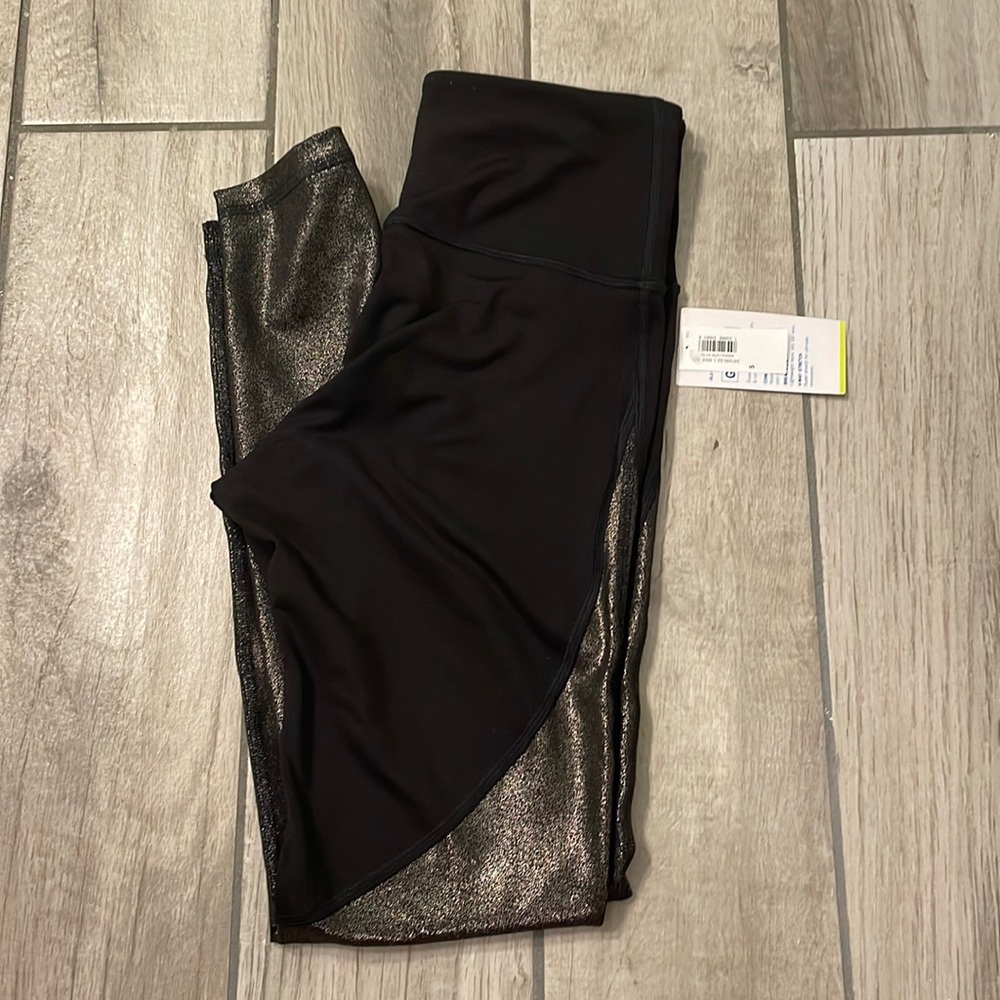 Net old navy high rise glitter shimmer sparkle leggings small